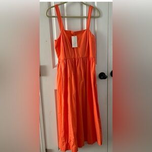 A New Day Orange Dress Size M Medium